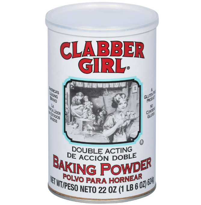 Clabber Girl, Gluten-Free, Double Acting Baking Powder, 22 oz