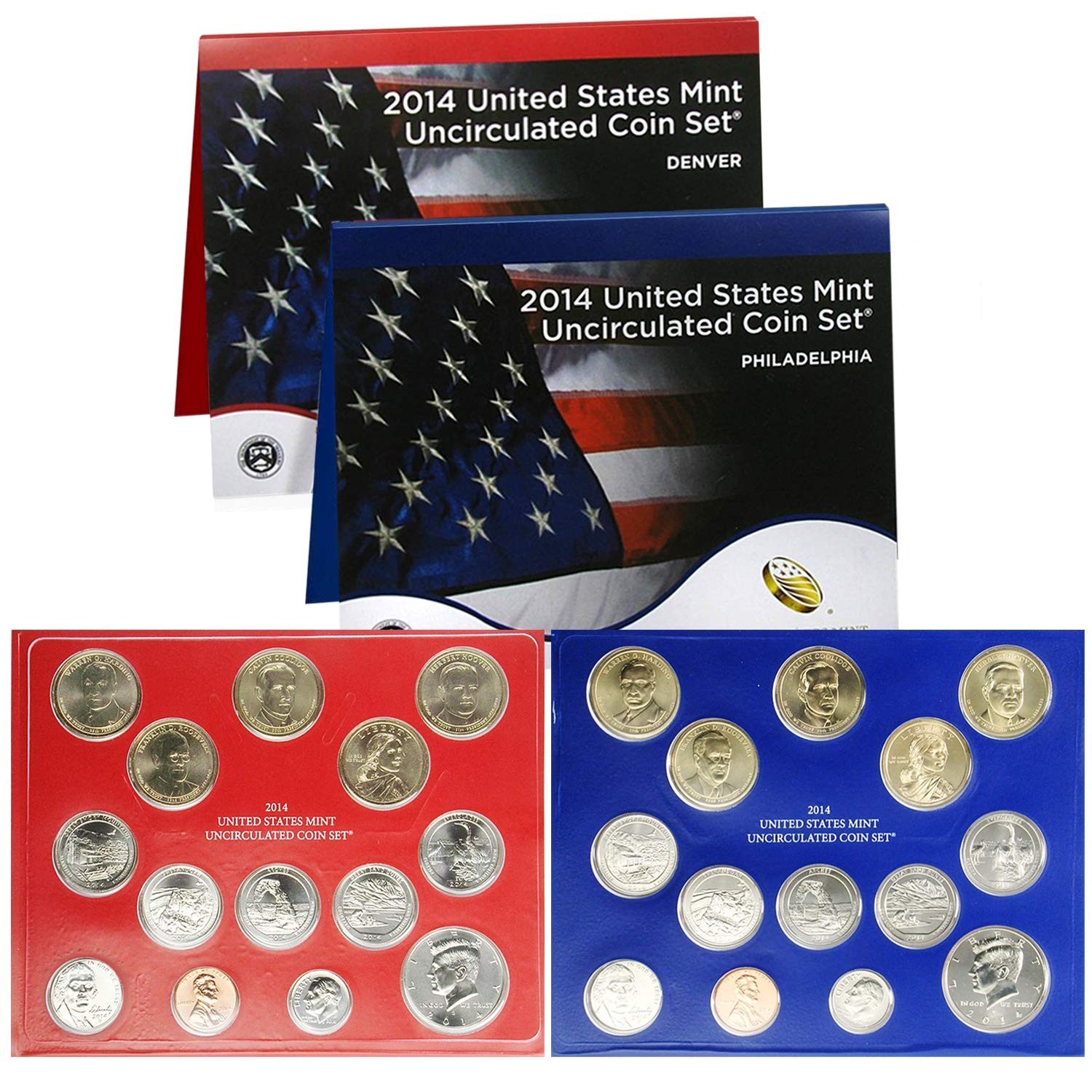 2014 U.S. Mint Uncirculated Coin Set with Box  *JE