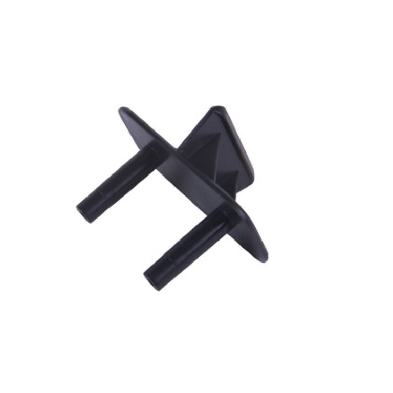 Garage Door Step Plate Grip Handle Only, Black