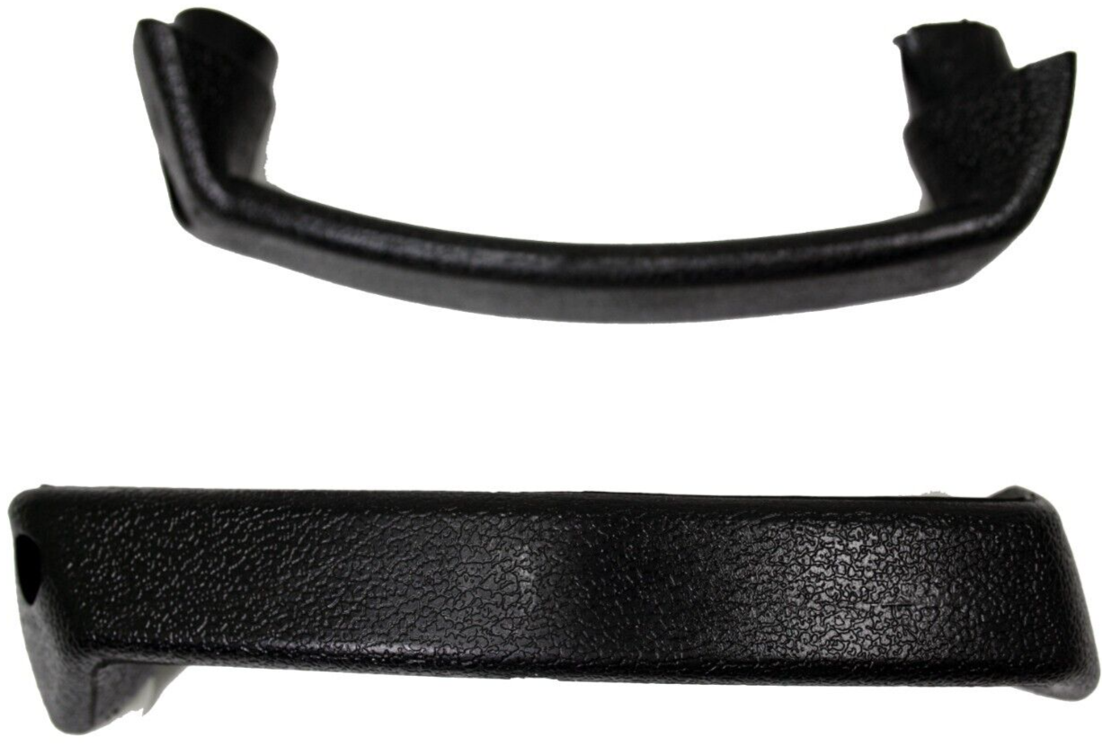 1965 - 1967 / 1969 -1977 Corvette Black Inside Door Pulls Handles PAIR C2 C3 NEW