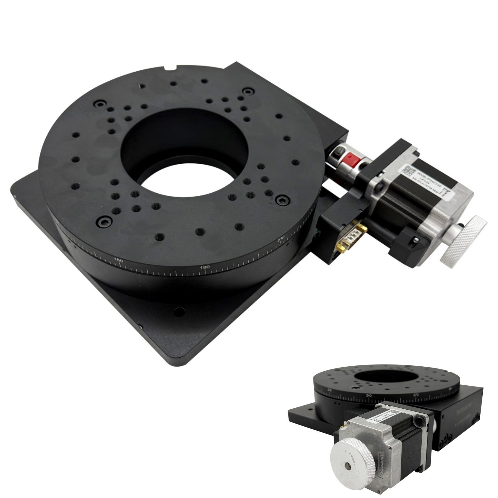 Two-Phase Stepper Driver Motorized Precision Rotary Table  Electric Workbench