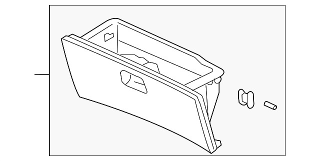 Genuine Honda Glove Box Assembly 77500-S9V-A02ZC