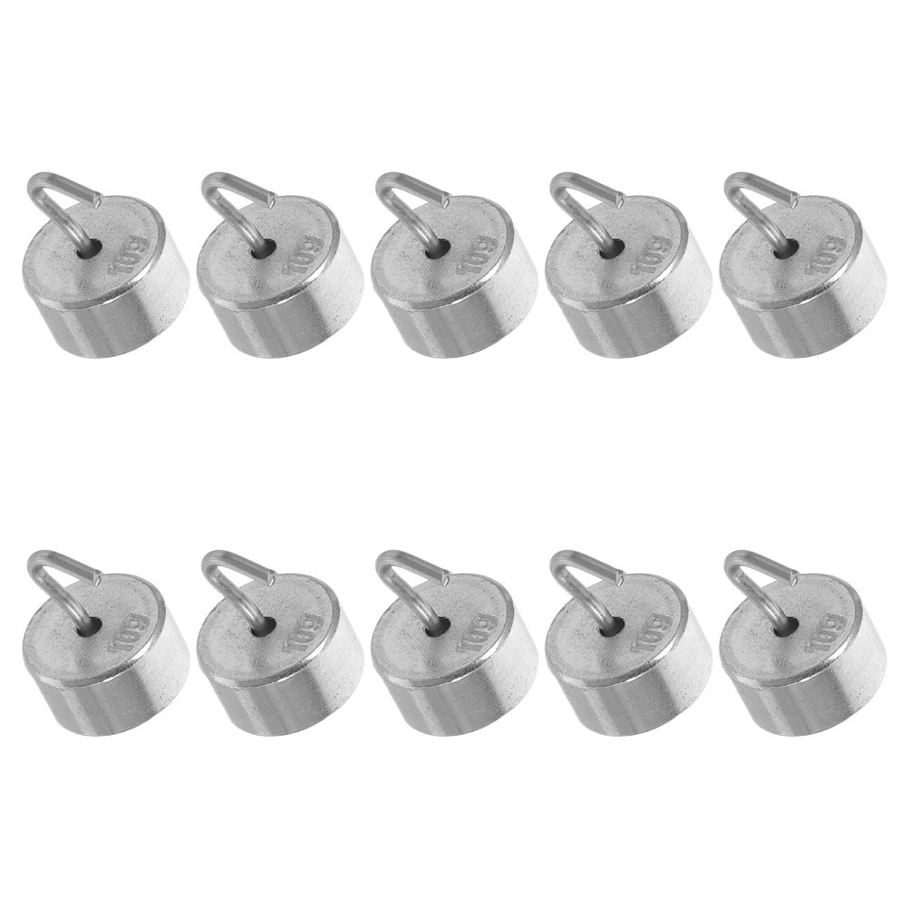 10 Pcs Laboratory Supplies Precision Calibration Weight Set Gram Weights