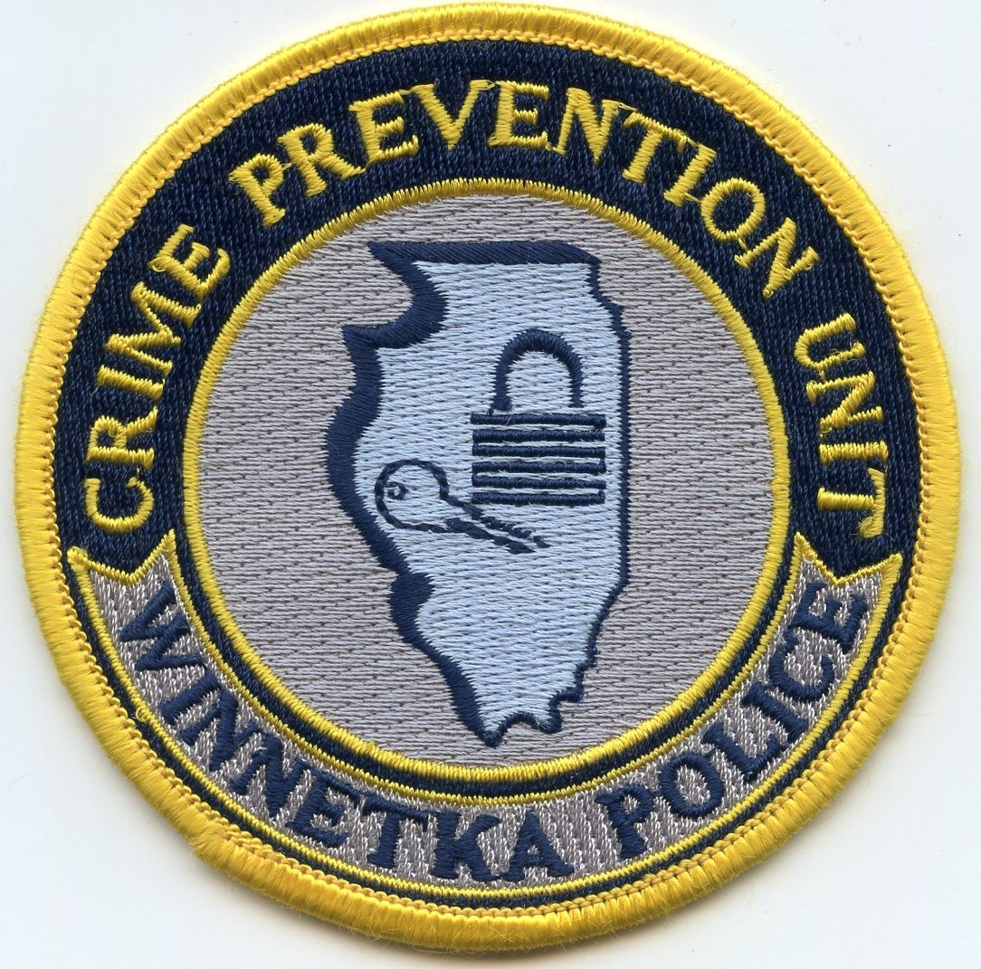 WINNETKA ILLINOIS POLICE Crime Prevention POLICE PATCH