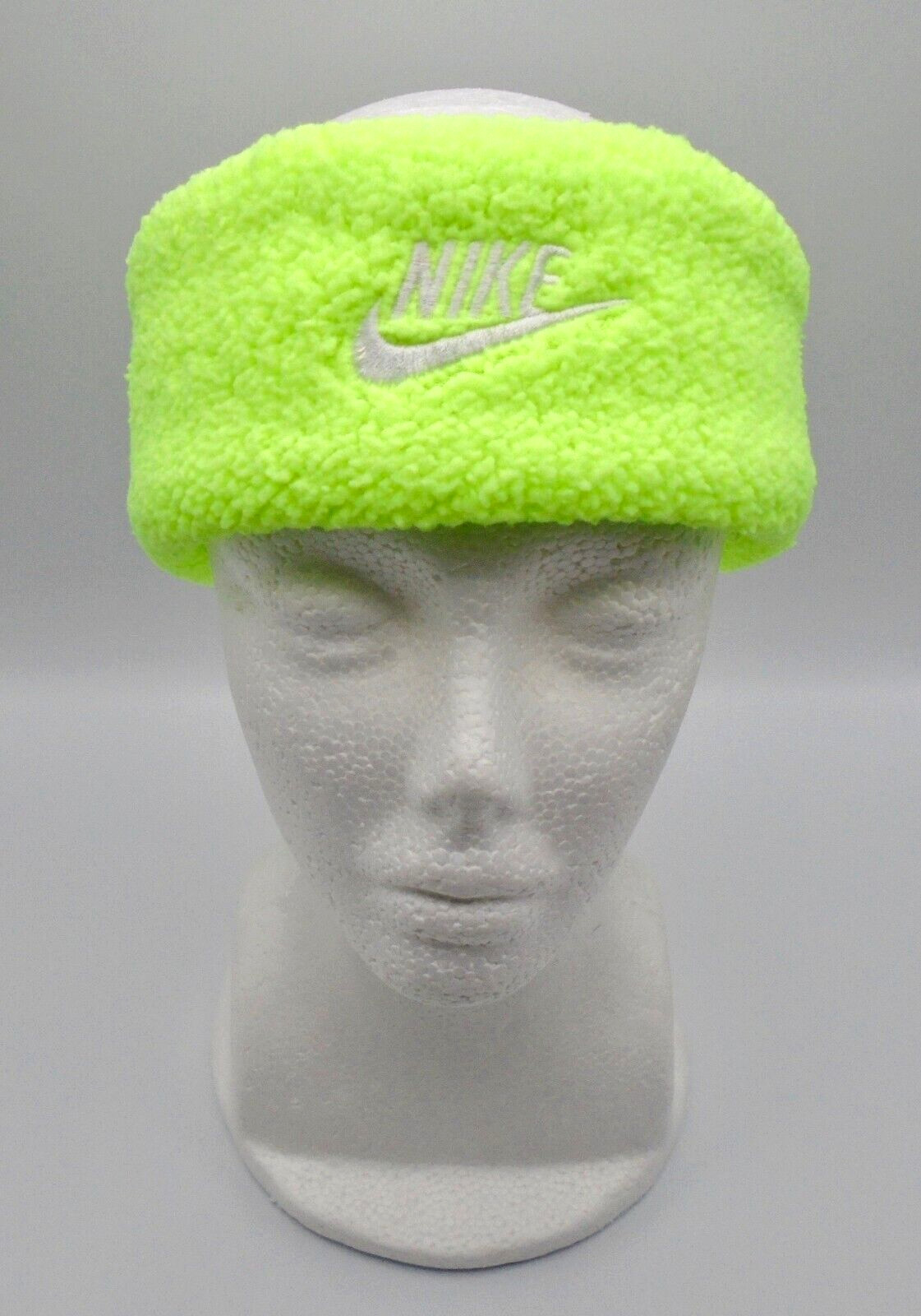 Nike Headband Youth High Pile Fleece Ghost Green/White