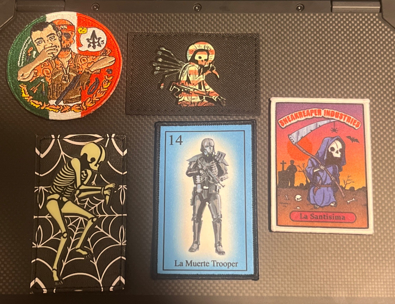 Lot of 5x Ed’s Manifesto Sneaker Reaper Moral Patches RARE!!