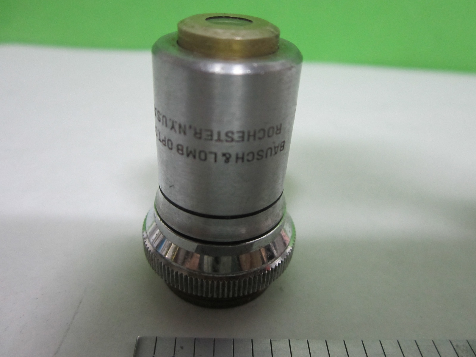 MICROSCOPE PART OBJECTIVE BAUSCH LOMB 20X OPTICS BIN#S8-13