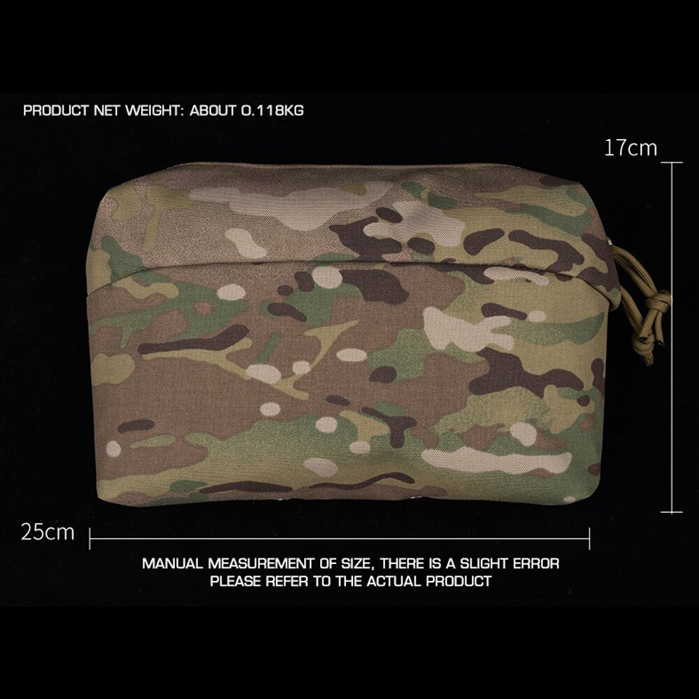 Wosport Tactical GP Pouch MOLLE Multi-Purpose Vest Armored Universal Pouch Camo