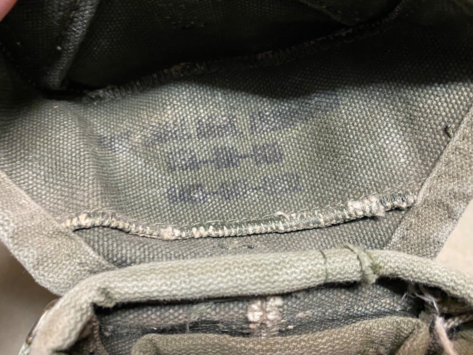 ORIGINAL VIETNAM WAR US ARMY 30RD MAGAZINE AMMO BELT POUCH-