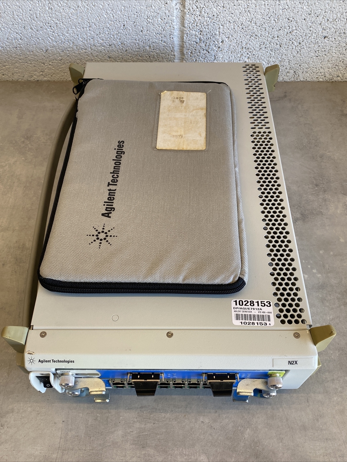 Agilent N2X E7912A with E5215A 10/100 Ethernet & E5216A Units
