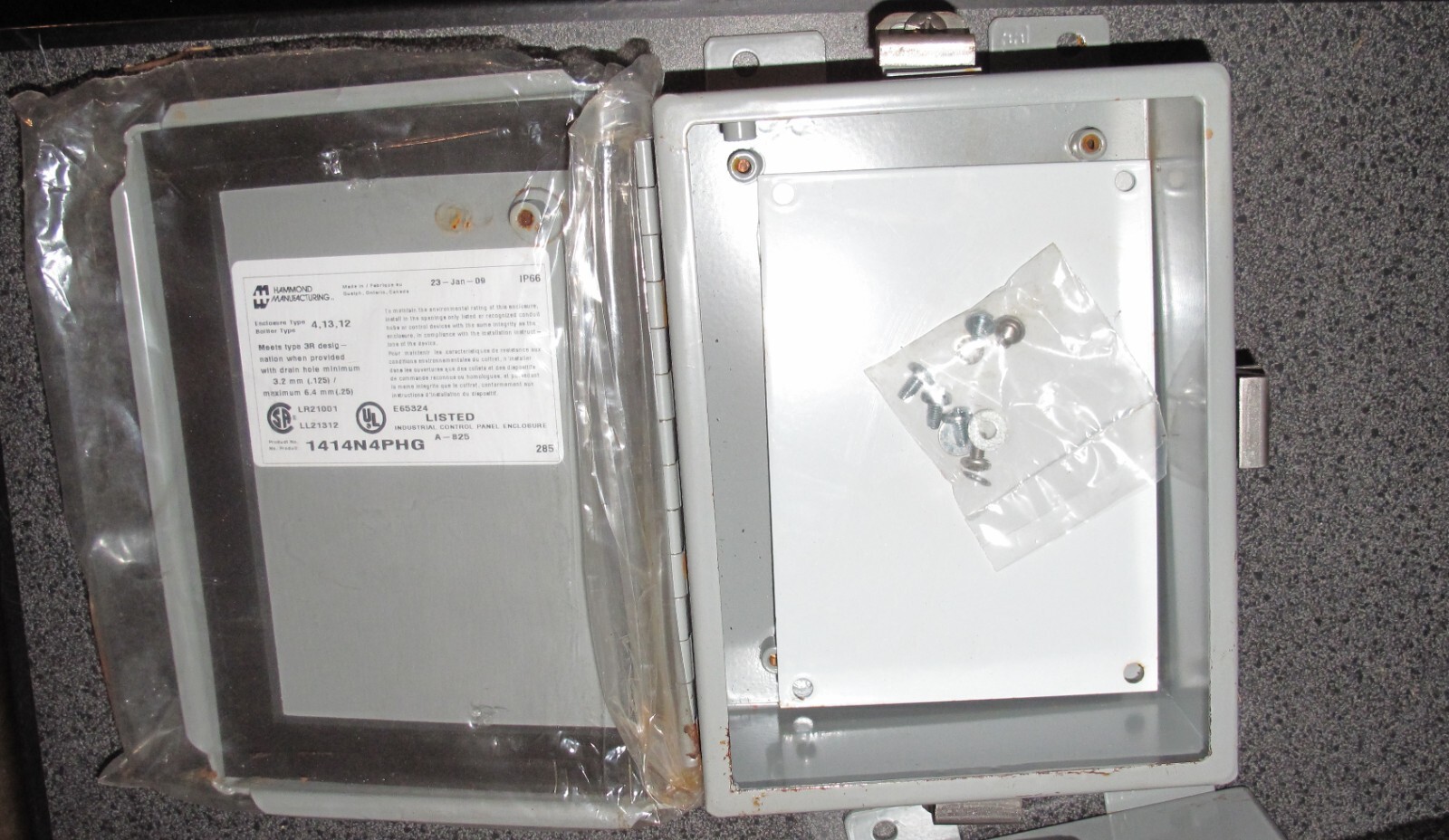 NEW Hammond Manufacturing 1414N4PHG Industrial Control Panel Enclosure