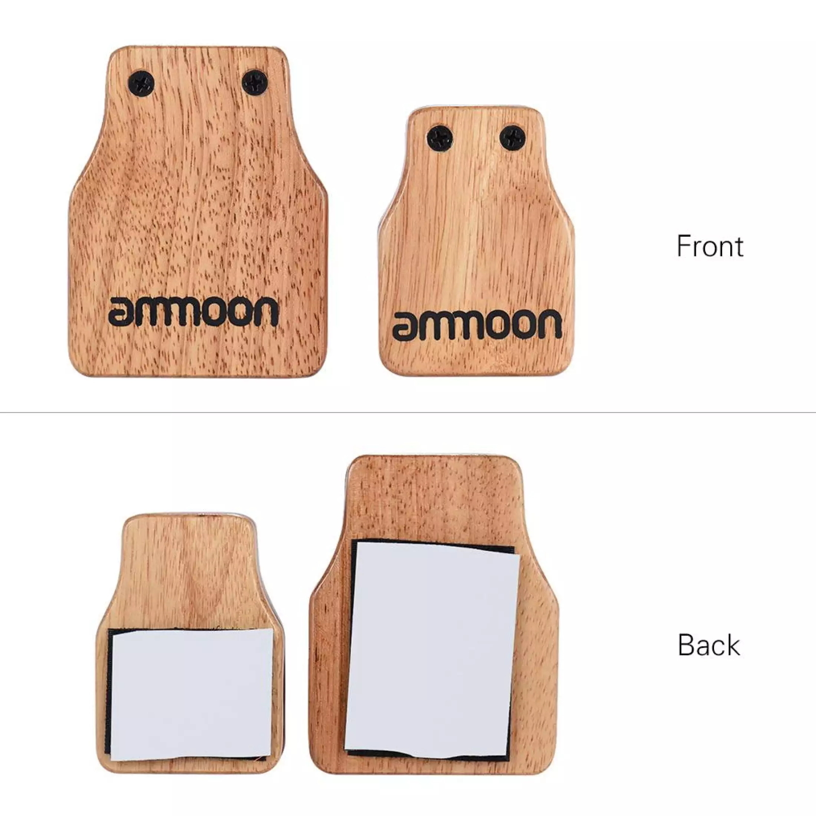 Large & Medium 2pcs Cajon Box Drum Accessory Castanets F9N6