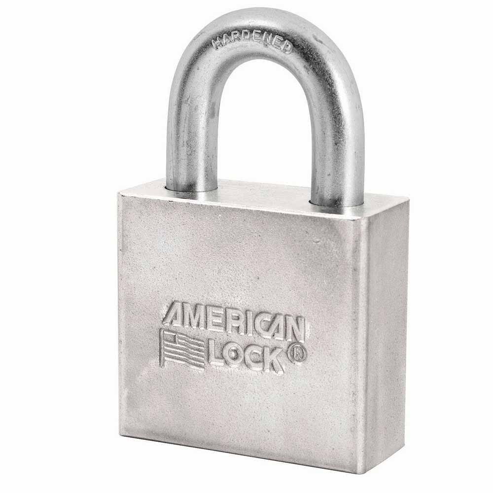 American Lock A50KA53264 A50KA Solid Steel Padlock 5-Pin Keyed Alike 2in