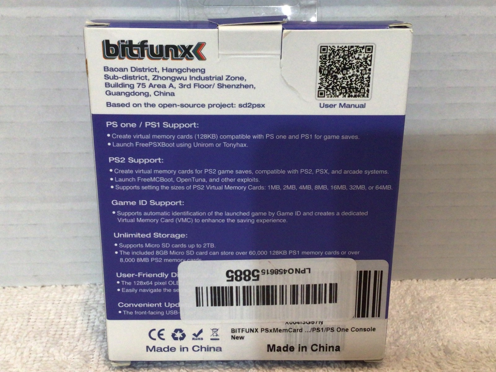 Bitfunx PSxMemCard Gen2