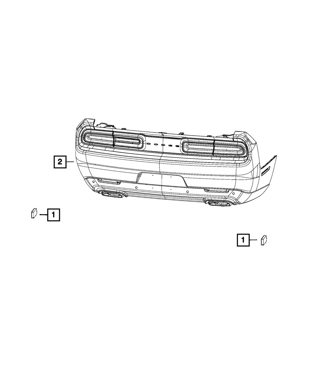 Genuine Mopar Blind Spot Detection Module 68672550AA
