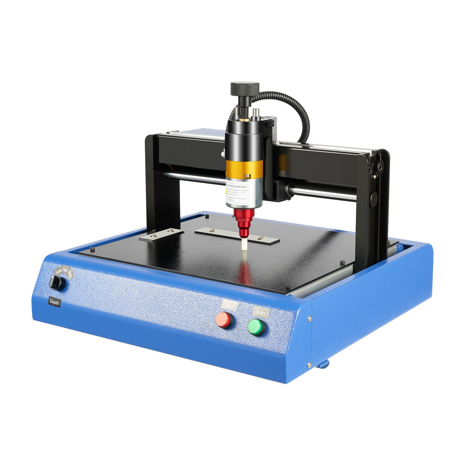 400W Electric Metal Marking Engraving Machine for Steel Plate Dog Tag Nameplate