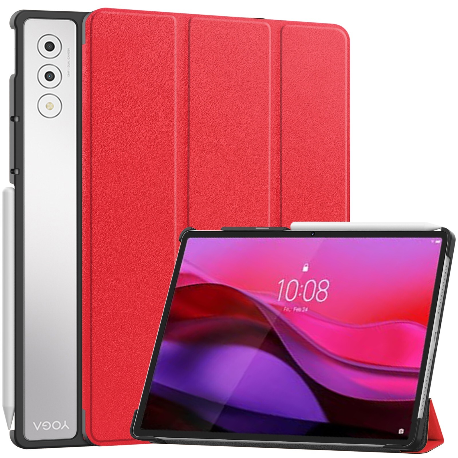 Lenovo Yoga Tab Plus Yoga Pad Pro 12.7"case Tri-fold shockproof flip stand cover