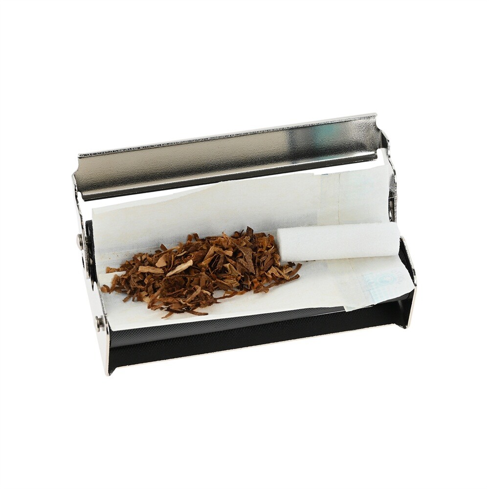 New 70mm Cigarette Roller with Lid Cigarette Maker Roller Machine Smoker Needs
