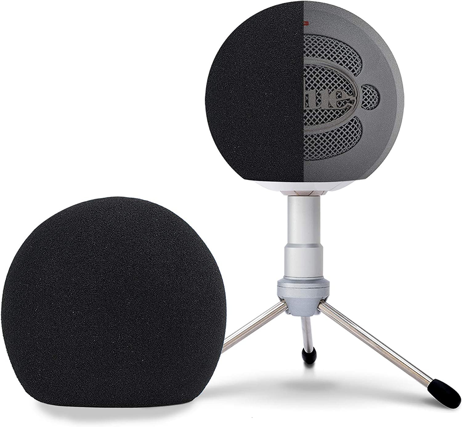 Blue Snowball Pop Filter Windscreen - Professional Snowball Ice Mic Foam Wind Co