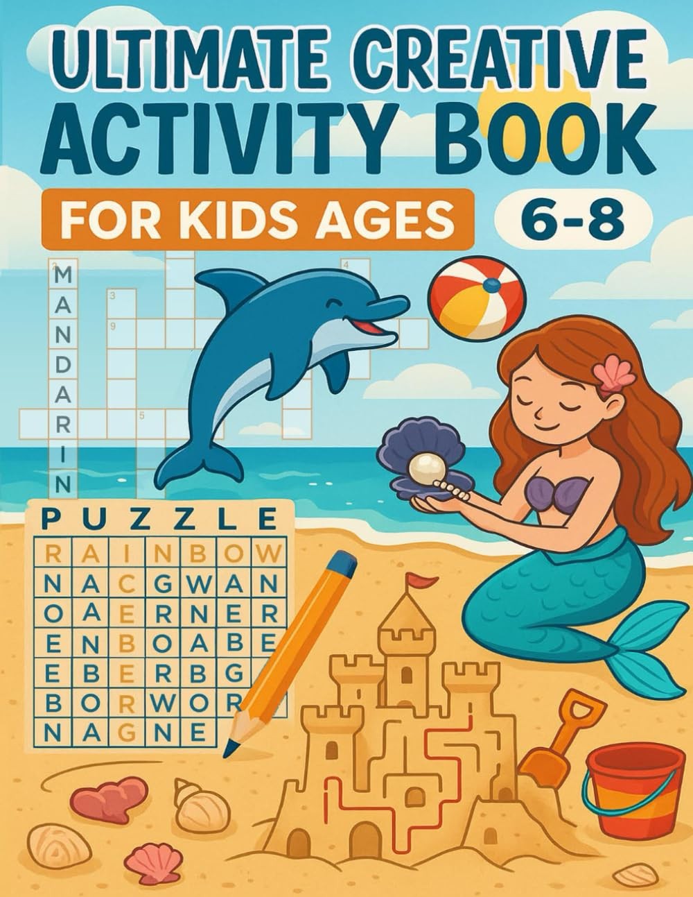Ultimate Creative Activity Book for Kids Ages 6-8: 100 Fun and Educational Pages