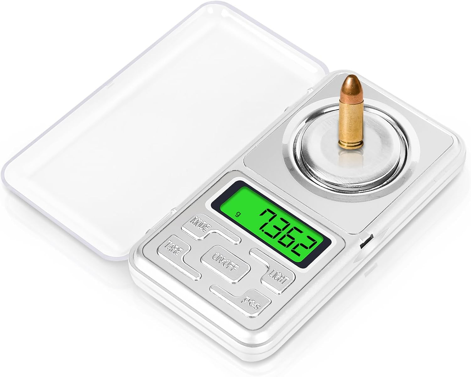 Digital Reloading Scale 1500 Grain / 0.1Gn with LCD Display for Reloading, Weigh