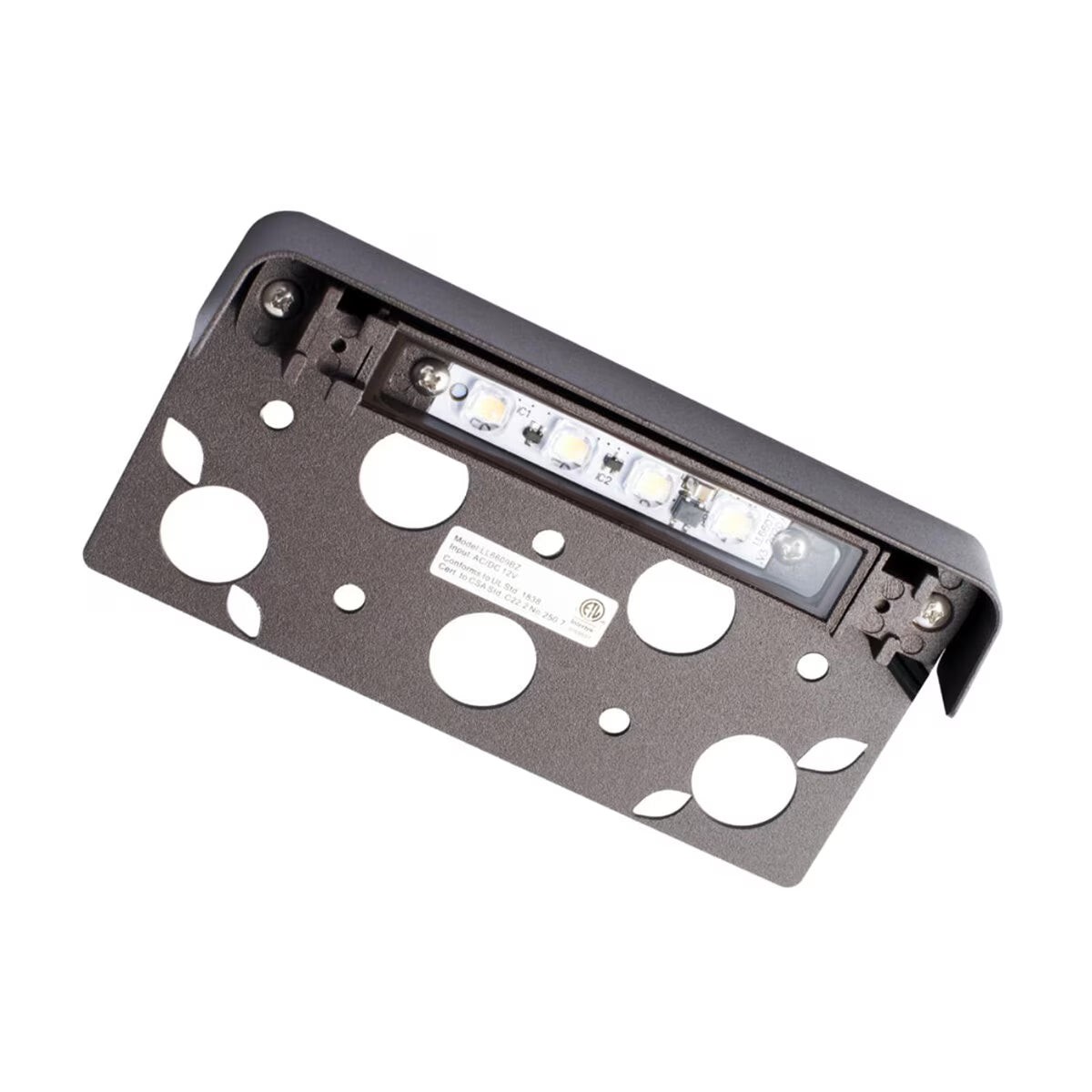 Universal Lighting Ledge Light Replaceable LED Bronze 7 in.