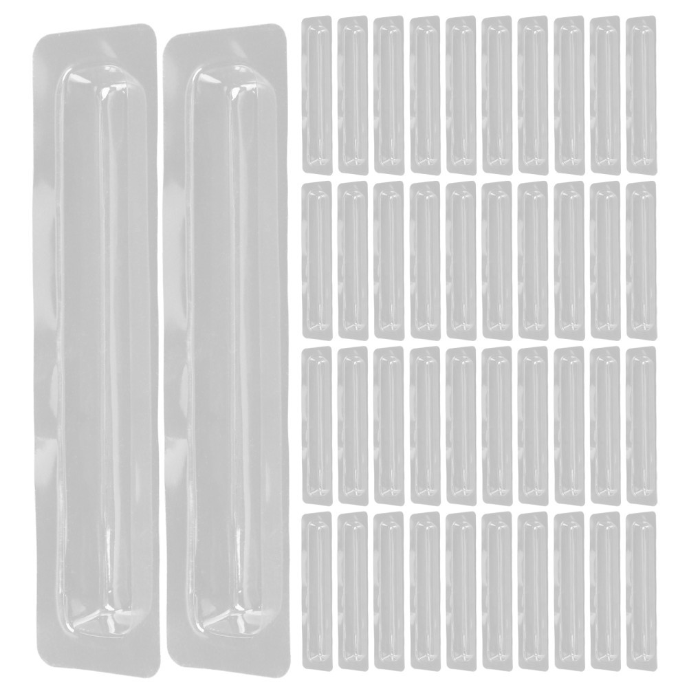 50 Pcs Wall Clock Hand Protective Cover Clear Covers Pointer Part