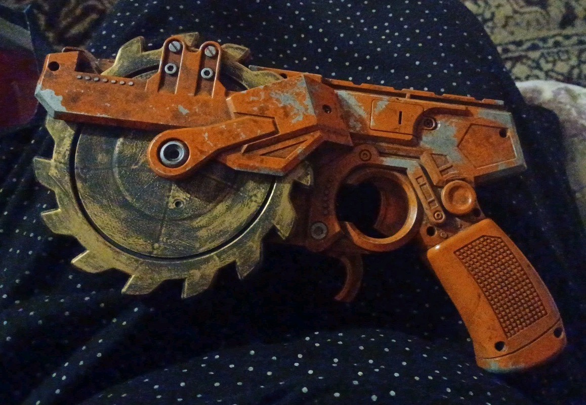 Nerf Deviantart Cosplay Gun, "Fallout", Artisan Made, Preowned