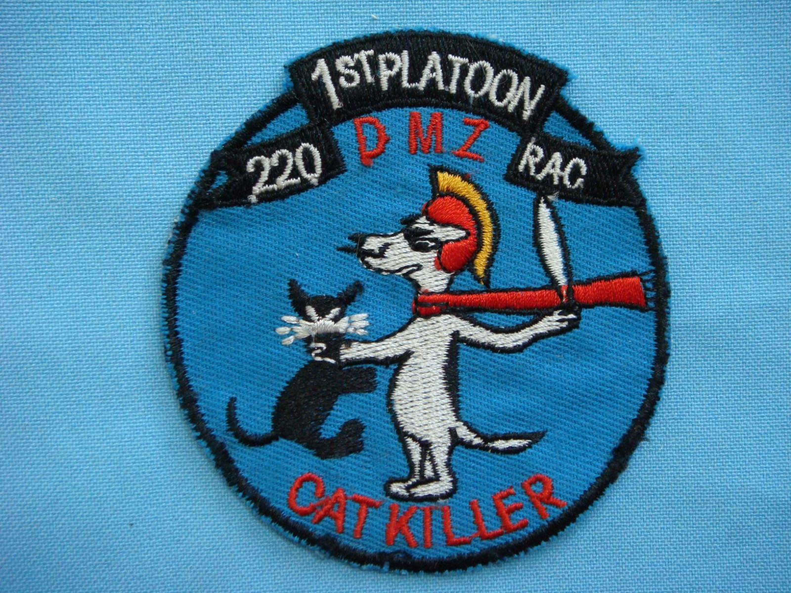 VIETNAM WAR PATCH, US AIRPLANE COMPANY DMZ CATKILLER