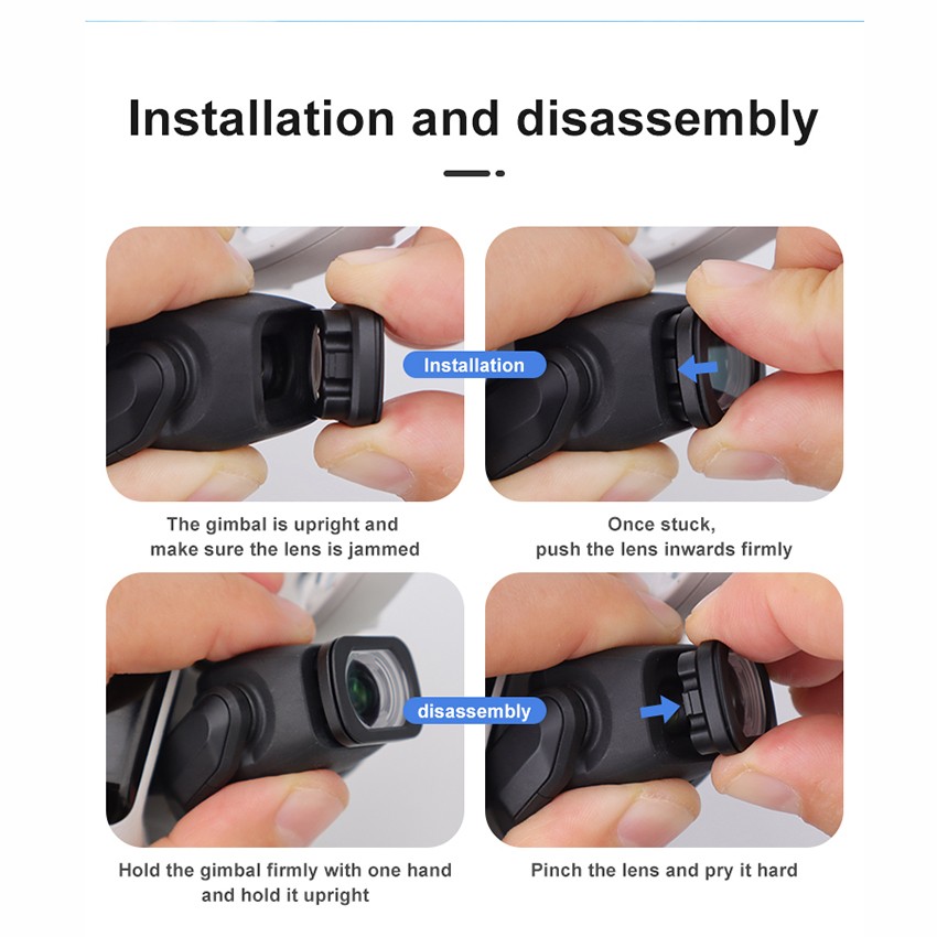 Wide Angle Lens Replacement for DJI FLIP Drone Camera Accessories