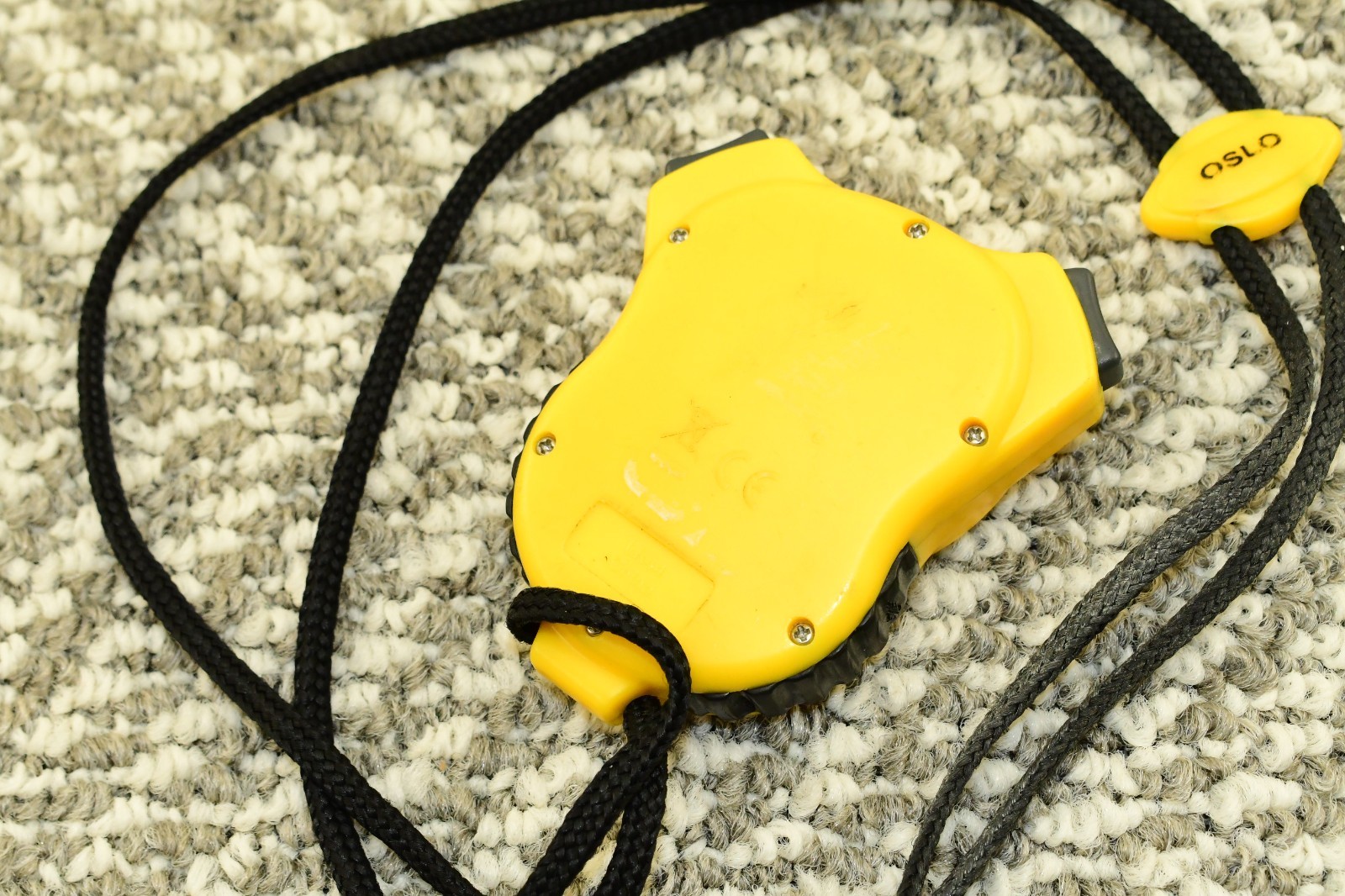 Robic OSLO 1000W Dual Stop Watch Count Down Timer Stopwatch - YELLOW, Used
