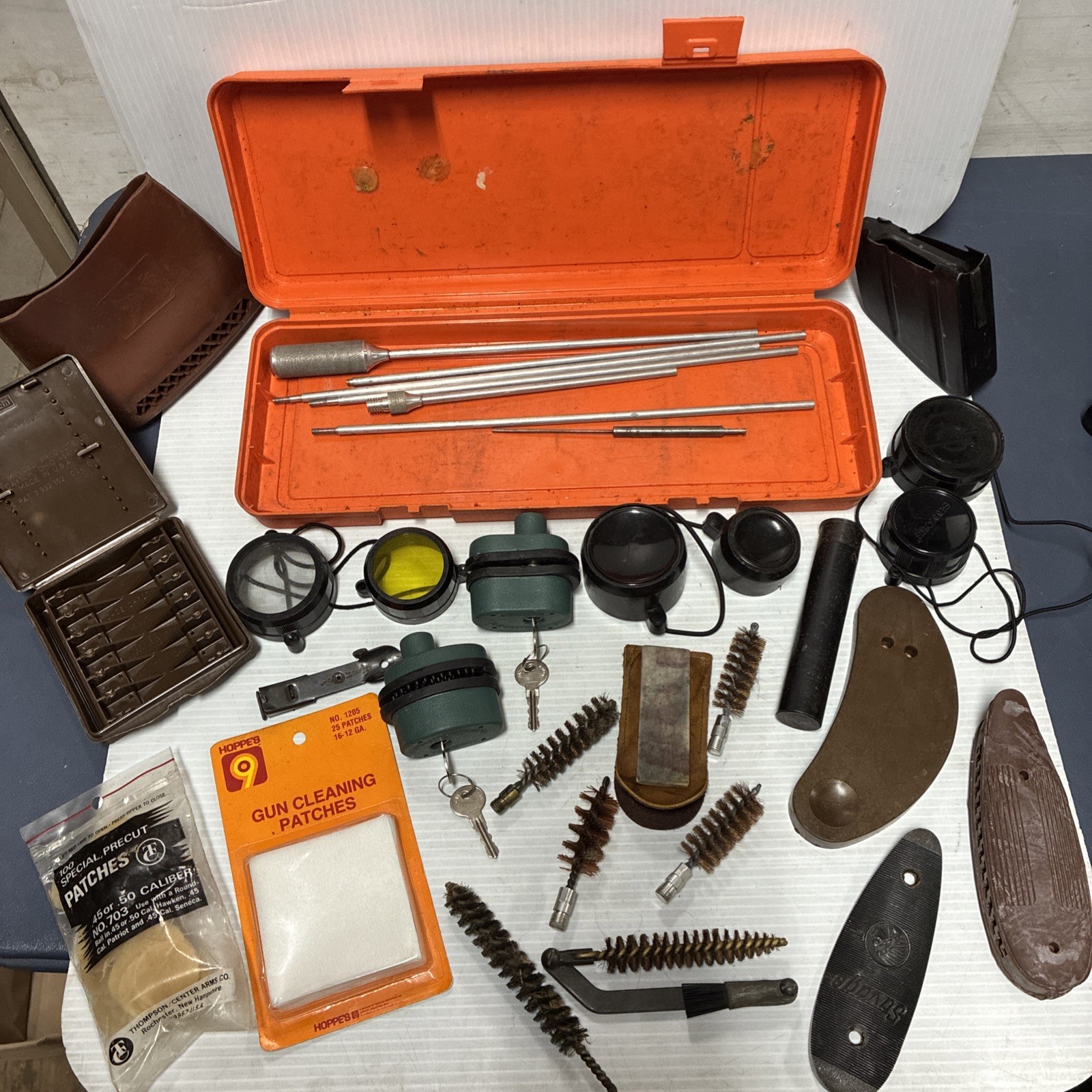 Mix lot of Miscellaneous Rifle Items - Cleaning, Stocks, Safety Locks and More!!