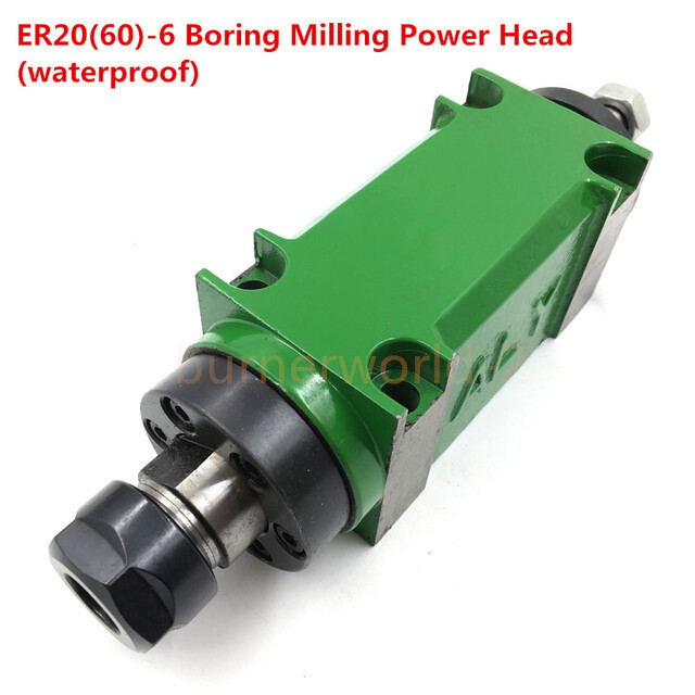 750W 1HP ER20(60) Spindle Motor Belt Spindle Milling 5 Bearings Cutt
