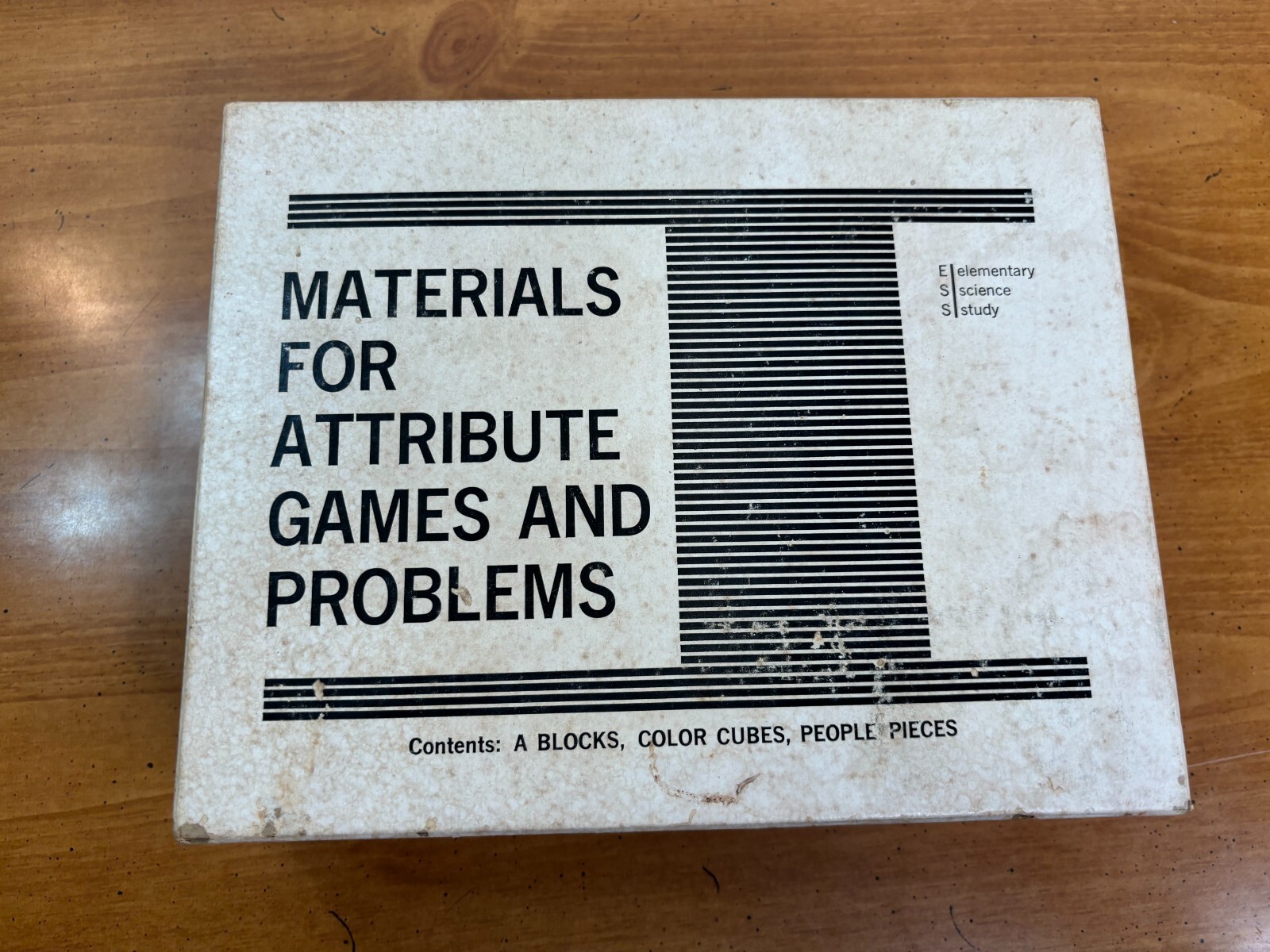 Vintage 1967 Educational Material -- Materials for Attribute Games Problems