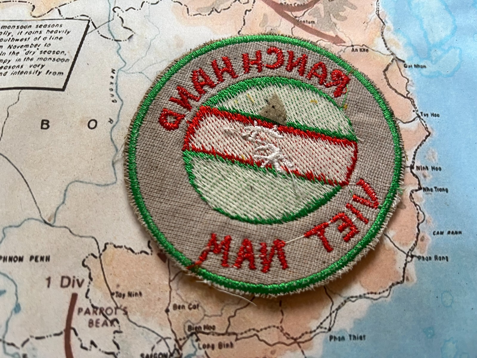 Patch , AGENT ORANGE , US OPERATION RANCH HAND , US ARMY PATCH , p1