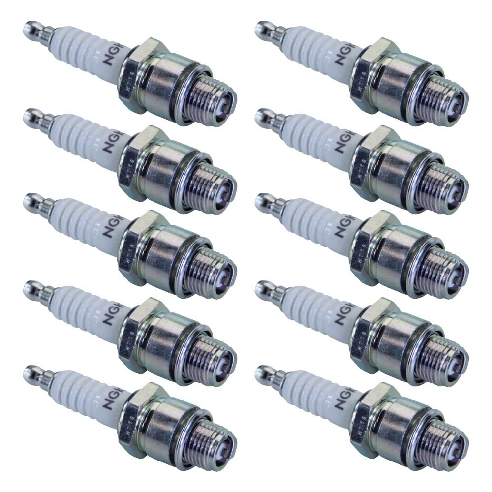 10x spark plug NGK B8HS, 5510 for MZ ETZ DKW Jawa EMW NSU cf. M14-260 W3AC