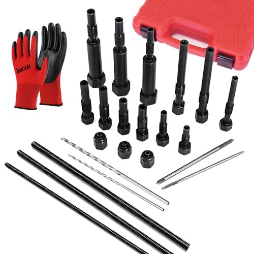 22PCS Universal Glow Plug Removal Tool Kit, Glow Plug Electrodes Removal Tool