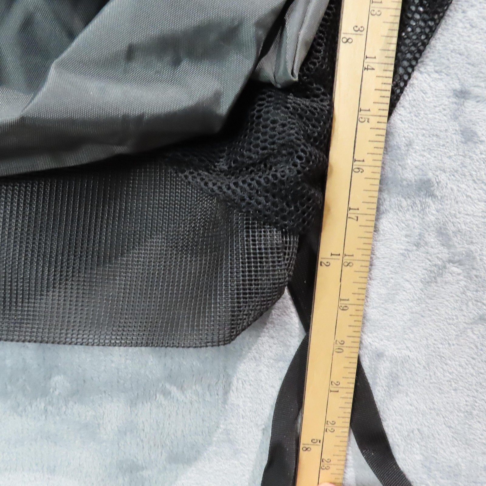 LL Bean Car Seat Organizer Hanging Storage Bag Large Nylon Mesh Multiple Pockets