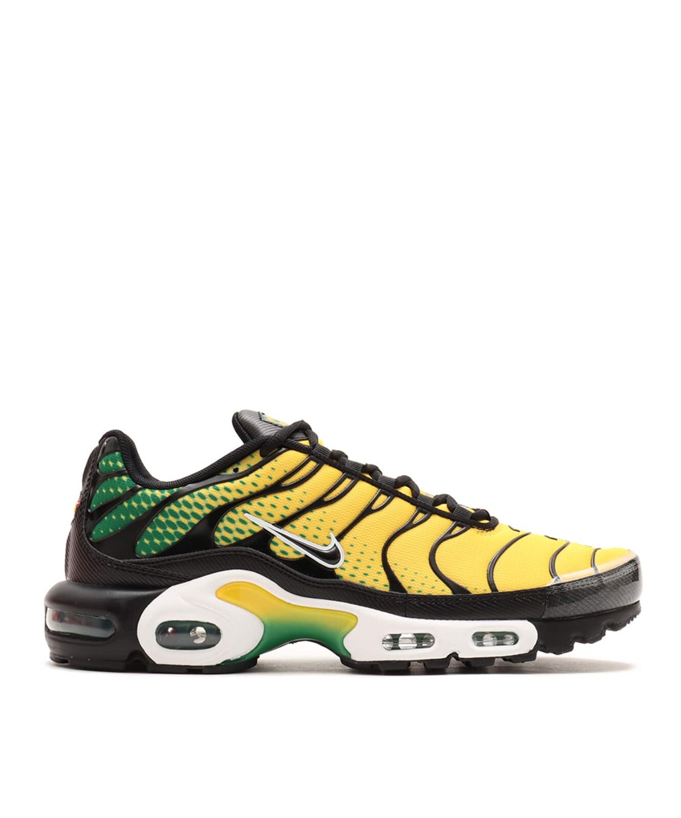 Nike Air Max Plus "Varsity Maize/Pine Green/White/Black" IB7671-700 Men's New