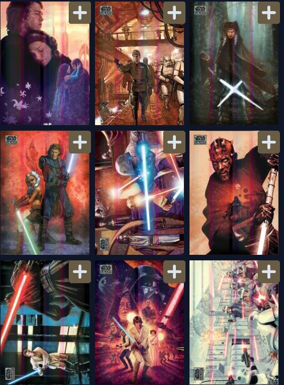 [DIGITAL] Topps Star Wars - 2025 Chrome Galaxy 26 W1 - Base Mini Diamond - Pick