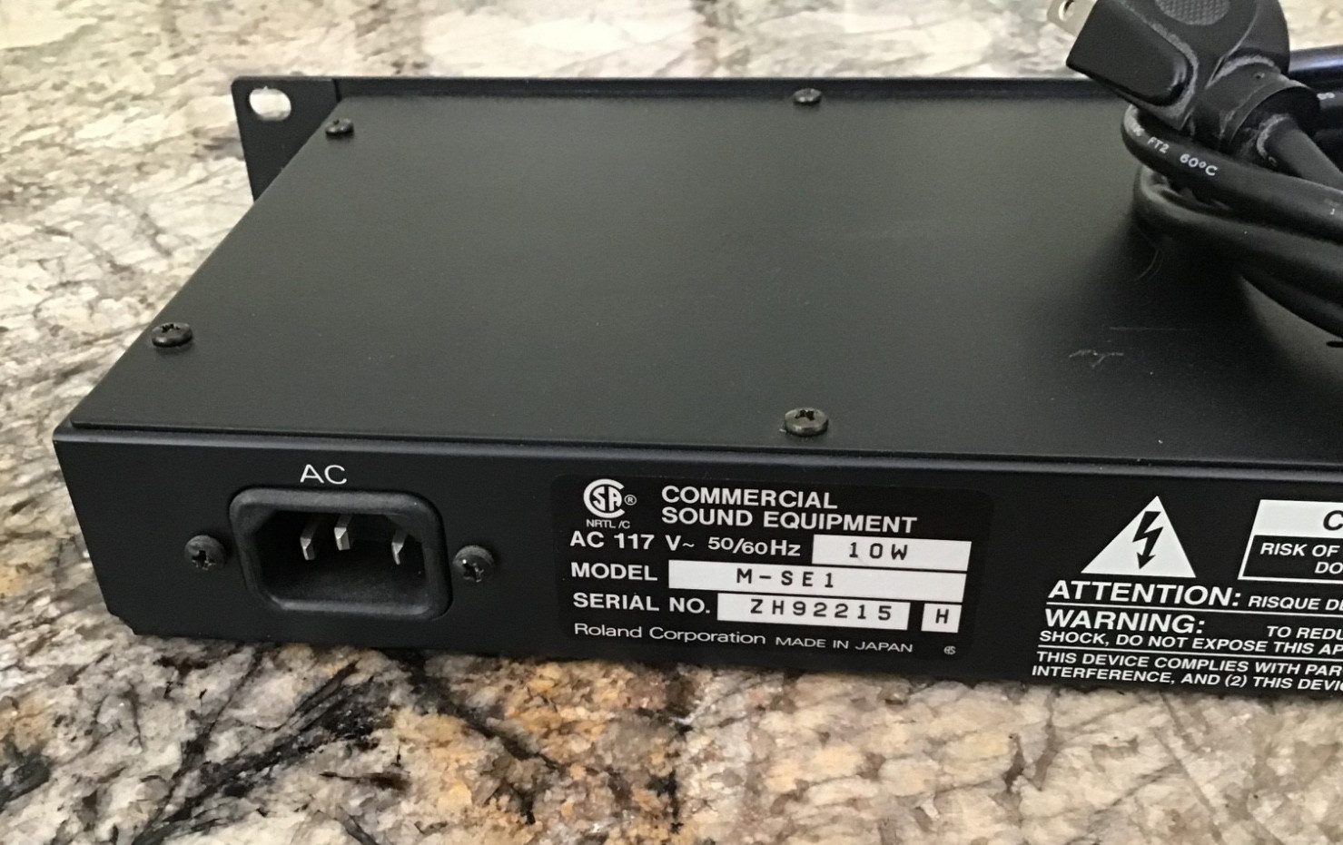 ROLAND M-SE1 SOUND EXPANSION STRING ENSEMBLE RACK MOUNT MODULE