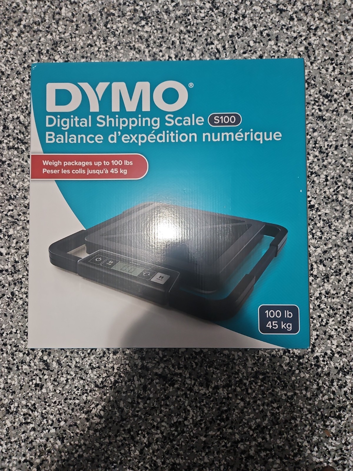 DYMO S100 Digital Shipping Scale 100lb USB AC Adapter Open Box