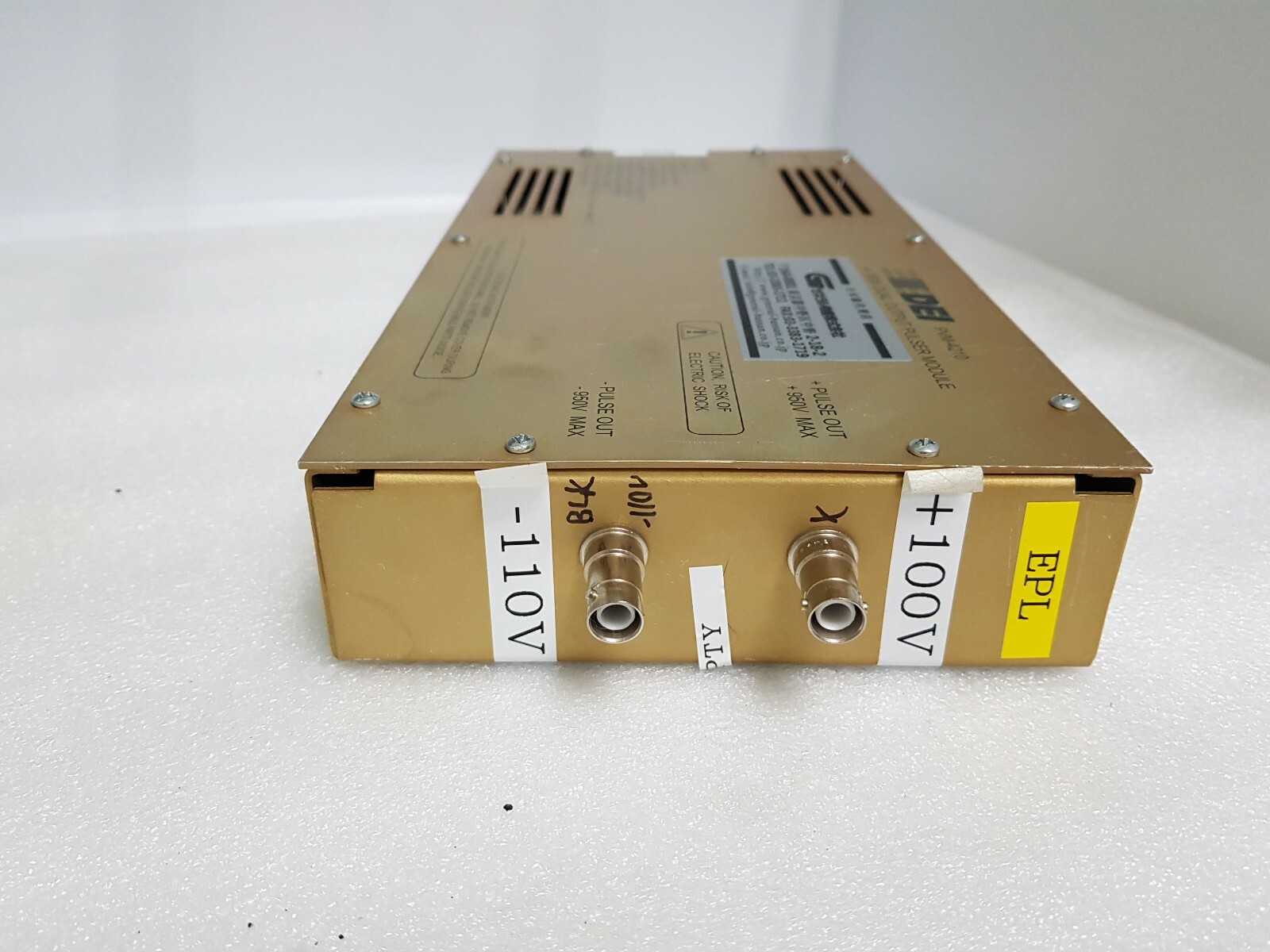 DEI PVM-4210, +/- 950V DUAL OUTPUT PULSER MODULE