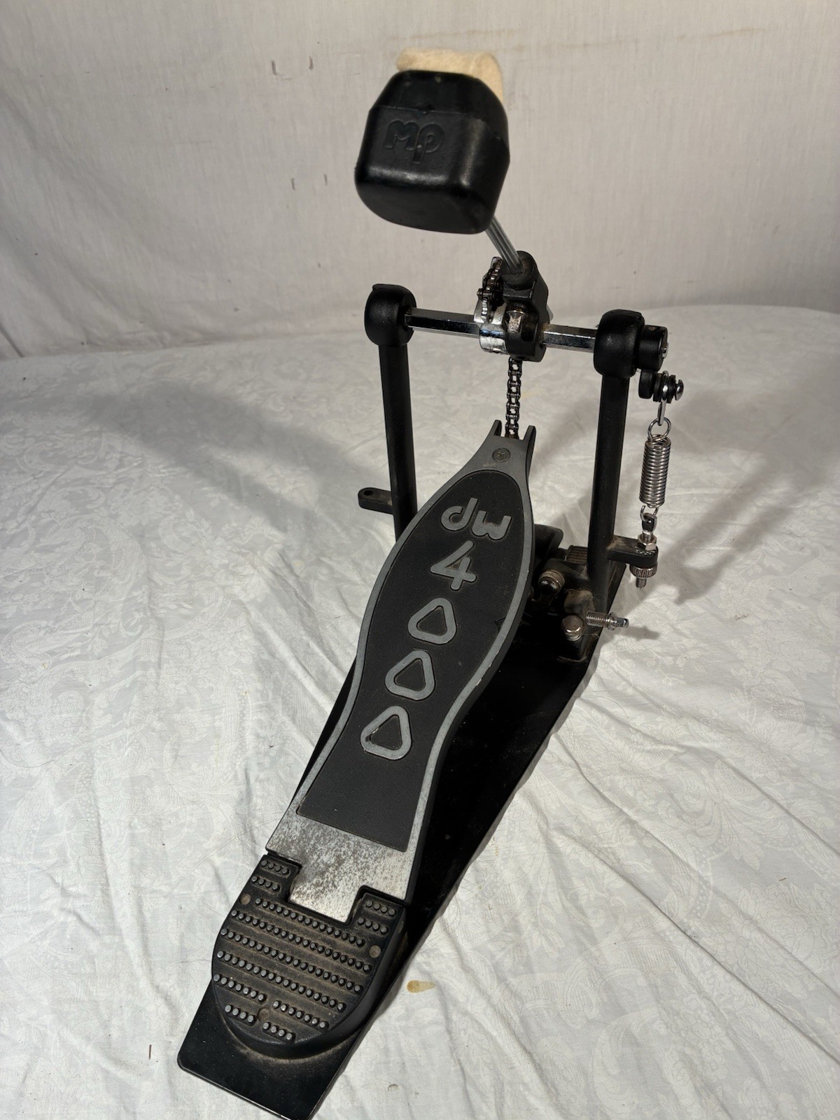 Drum Workshop DW 4000 Bass Kick Drum PEDAL Complete Original Beaters In Mint Cd