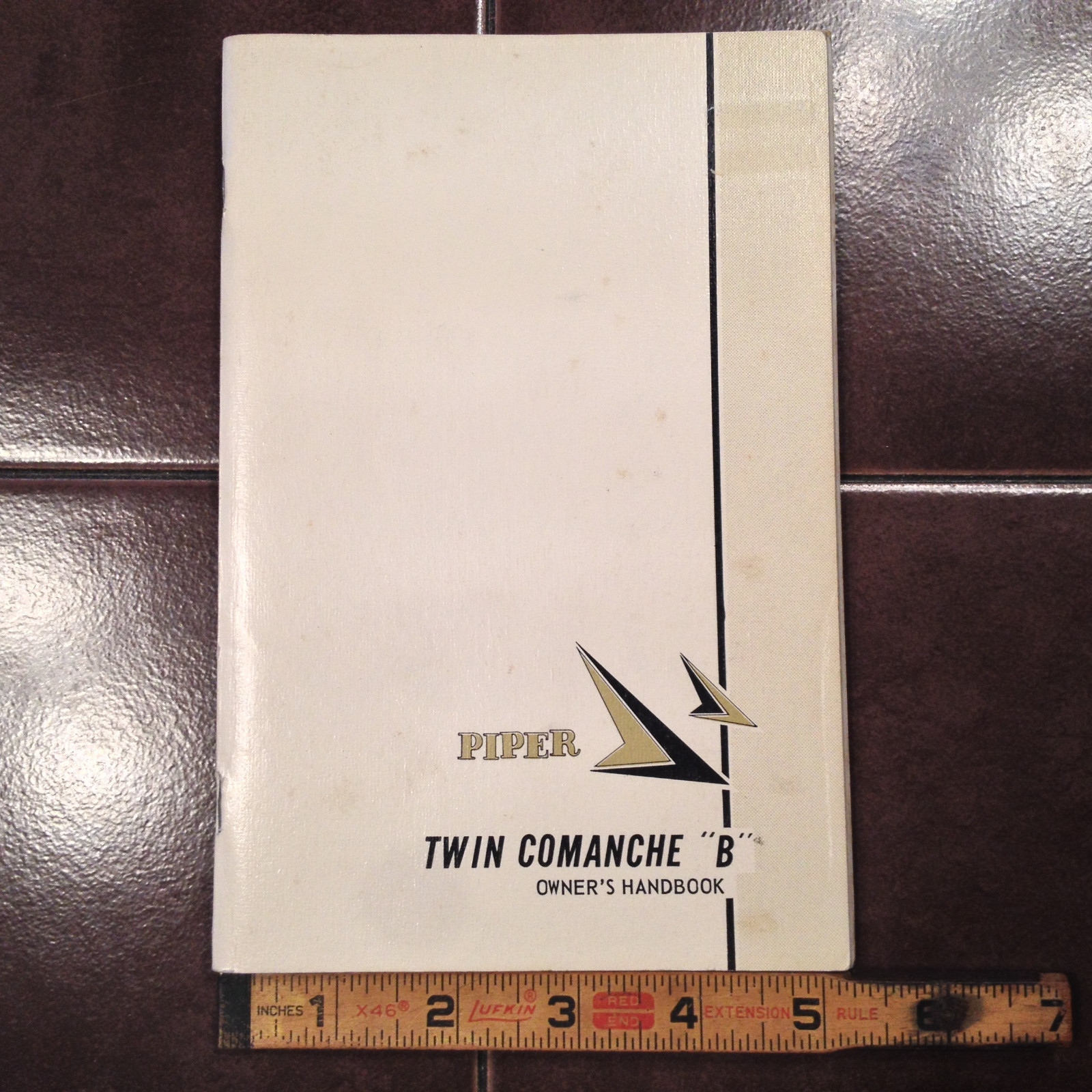 Piper Twin Comanche "B" , PA-30 Owner's Handbook Manual