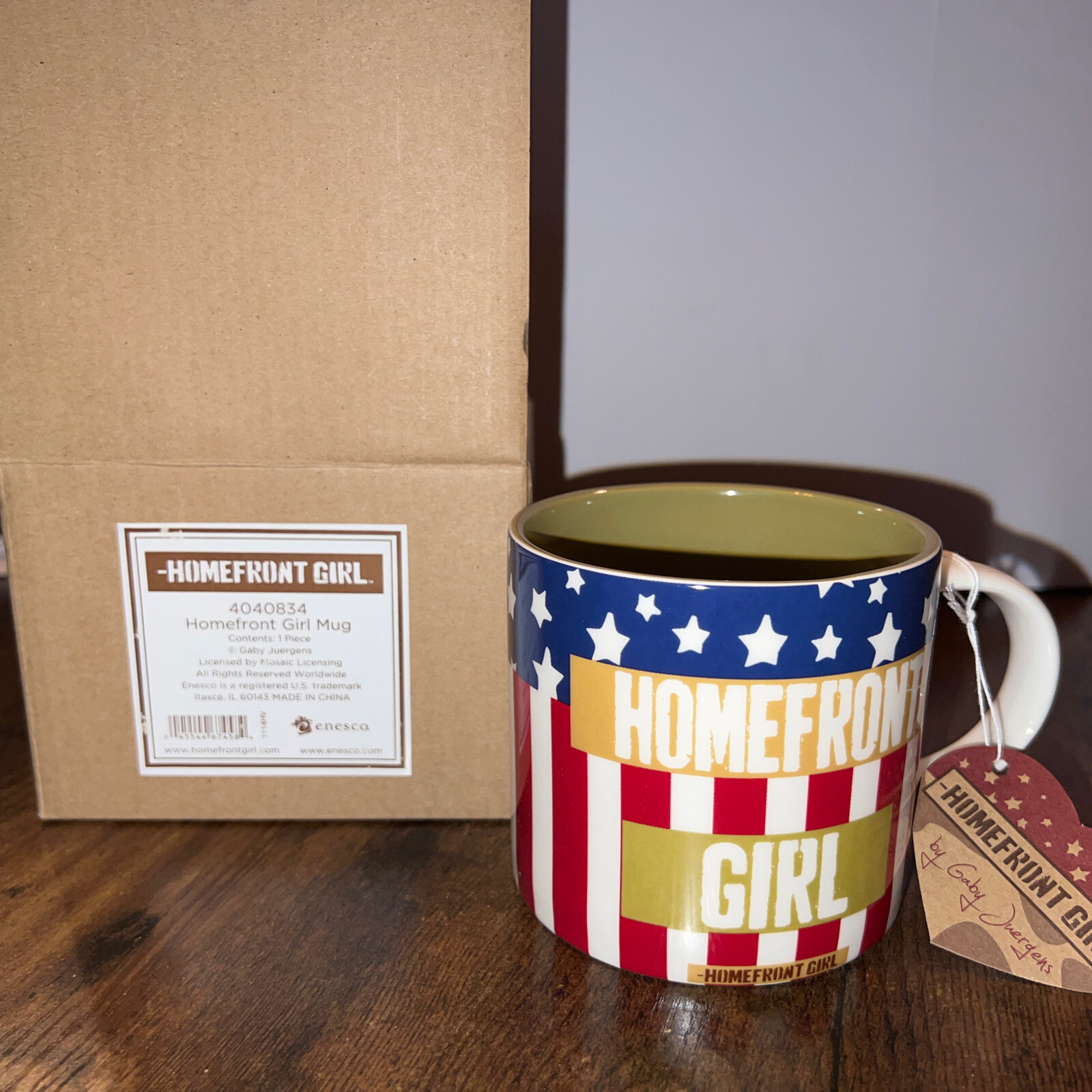 'Homefront Girl' Mug By Homefront Girl Red, White & Blue #4040834 New In Box