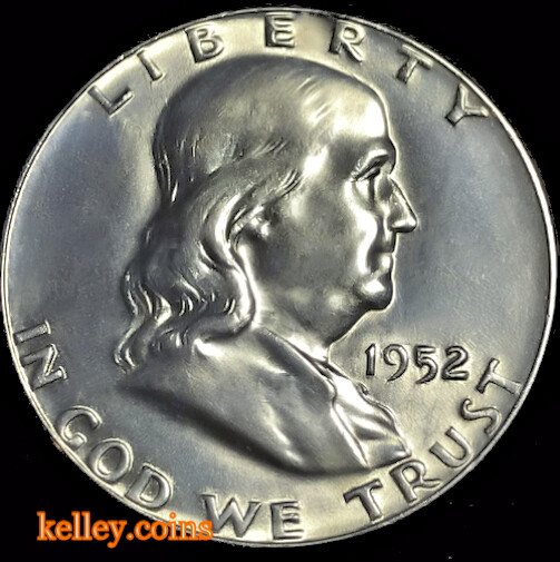 1952 50C Franklin Silver Half Dollar BU