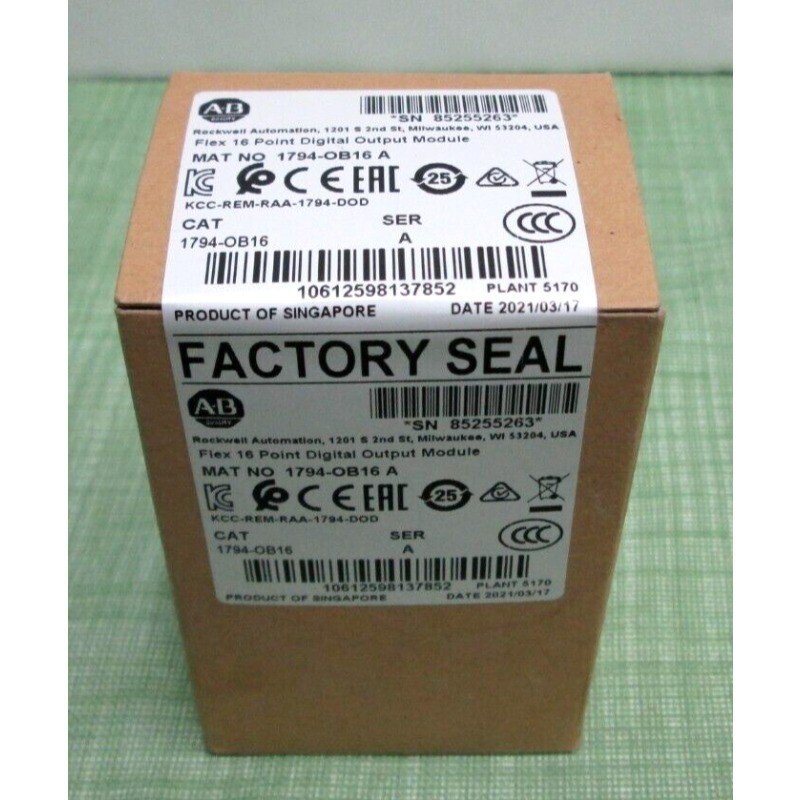 NEW  Allen Bradley 1794-OB16 Flex 16 Point Digital Output Module US Free Tax