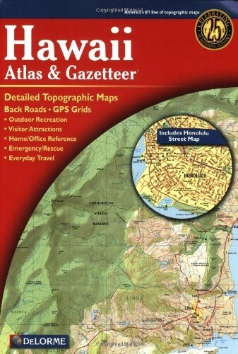 Hawaii State Atlas & Gazetteer, by DeLorme,  GREAT PRICE!