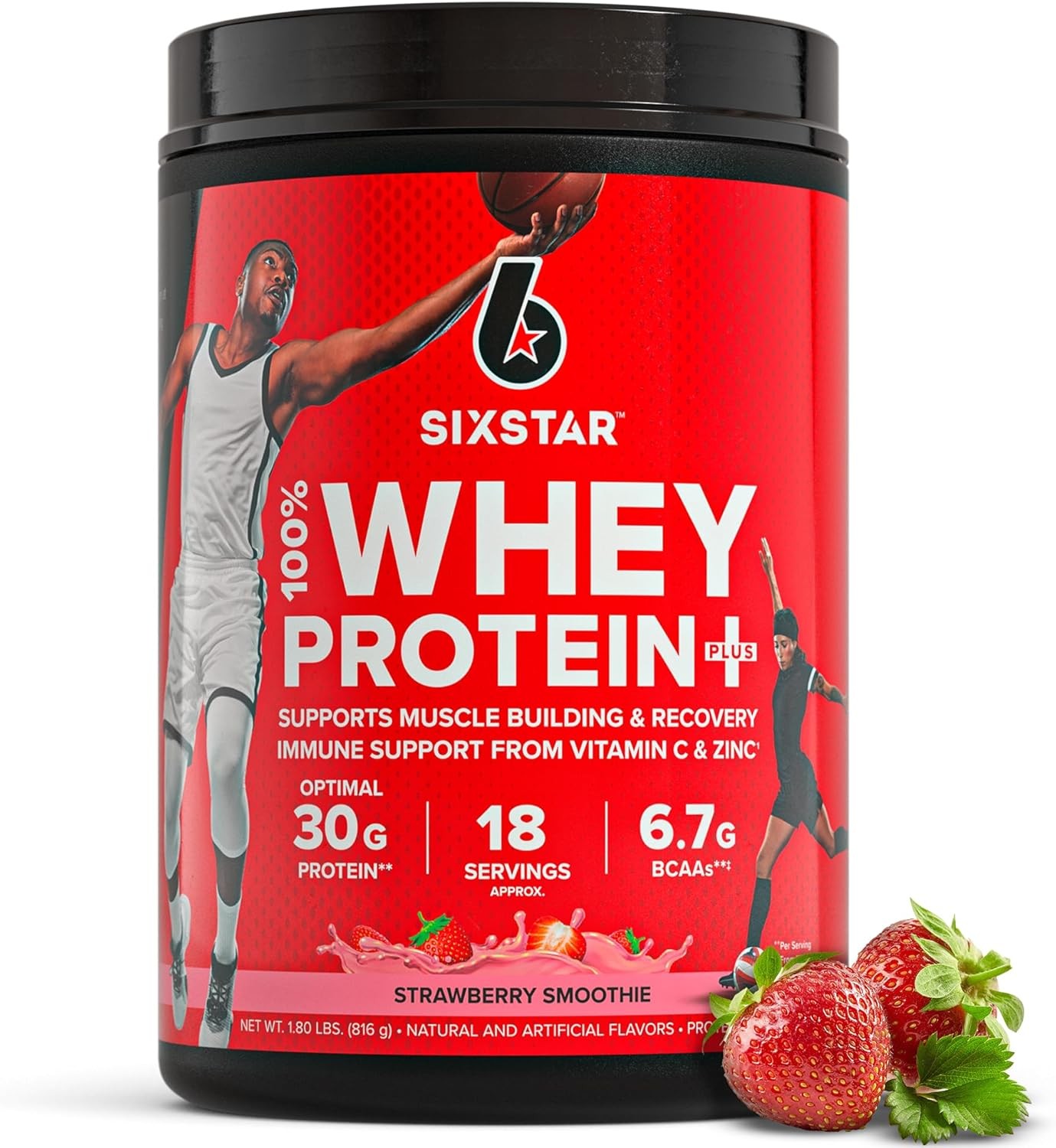 Six Star Whey Protein Powder Muscle Building Workout Recovery Supplement